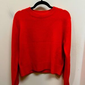 Frame Clean Crewneck Sweater (Mandarin), Size M